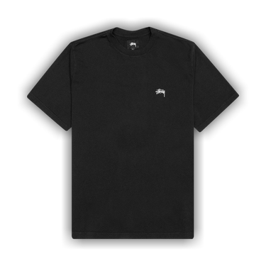 Buy Stussy Stock Logo Short-Sleeve Tee 'Black' - 1140194 BLAC | GOAT