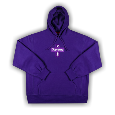 Purple on black supreme box logo clearance