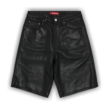 Buy Supreme Baggy Leather Short 'Black' - SS24SH35 BLACK | GOAT