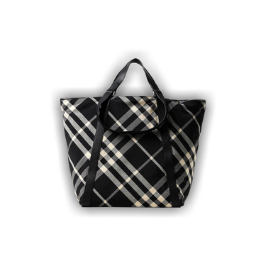 ❗️burberry083❗️カスタム依頼 Buy Burberry Canvas Tote Bag 'Black/Calico' - 8086476 | GOAT