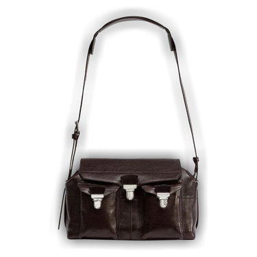 Buy Lemaire Medium Gear Bag 'Espresso' - BG0096 LL0067 BR495