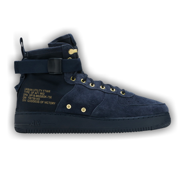 nike sf air force 1 mid obsidian
