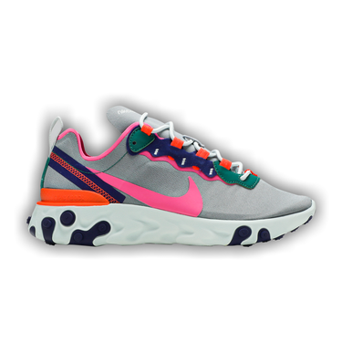 Buy Wmns React Element 55 Wolf Grey Fuchsia BQ2728 006 GOAT
