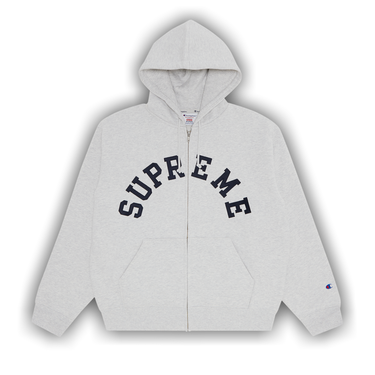 Supreme Homerun Hooded Sweatshirt Heather Grey Men's - SS25 - US
