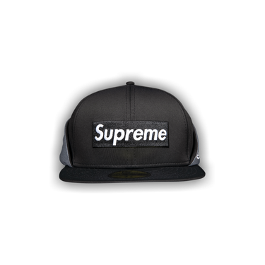 帽子 SUPREME 20FW WINDSTOPPER EARFLAP NEW ERA Supreme WINDSTOPPER Earflap Camp Cap - Black – Fresh Society