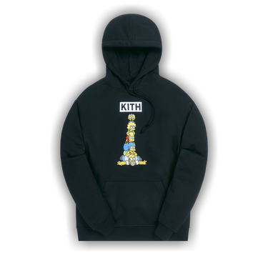 ☆ KITH x THE SIMPSONS Sports Family コラボパーカー ☆ Buy Kith For The Simpsons Family Stack Hoodie 'Black
