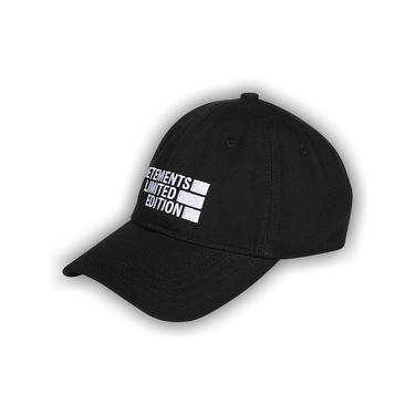 Buy Vetements Logo Limited Edition Cap 'Black' - UE51CA700B
