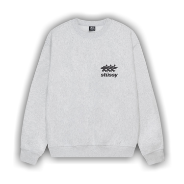 Buy Stussy Surfwalk Crew 'Ash Heather' - 1915063 ASH | GOAT