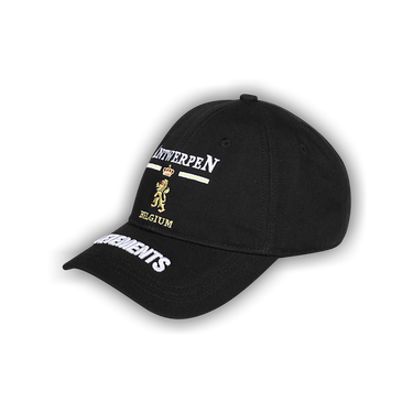 Buy Vetements Antwerp Logo Cap 'Black' - UE51CA300B BLAC | GOAT