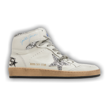 スニーカー GOLDEN GOOSE Women Sneakers GWF00230 F00219280185 White Buy Golden Goose Wmns Sky Star 'White Silver Glitter