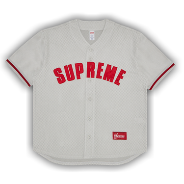 Buy Supreme Ultrasuede Mesh Baseball Jersey 'Grey' - SS24KN22 GREY