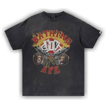 トップス SAINT Mxxxxxx x A BATHING APE SS Tee SAINT Mxxxxxx × A BATHING APE® SS TEE / GOD (WHITE) - ETERNAL by