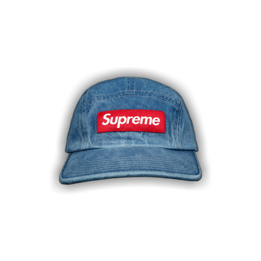 Supreme Washed Chino Twill Camp Cap デニム Supreme Washed Chino Twill Camp Cap Denim Blue (FW23) Box
