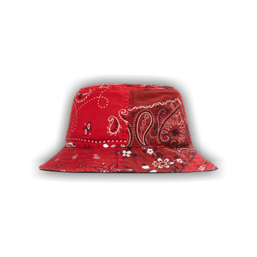 Buy Kith Deconstructed Bandana Bucket Hat 'Red' - KH5910 110 | GOAT