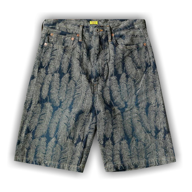 Buy Kapital Feather Denim Shorts 'Indigo' - K2303SP047 INDI