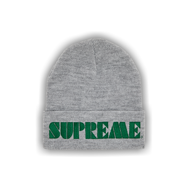 帽子 Supreme Stencil Beanie \"Heather Grey\" Buy Supreme FTP Beanie 'Heather Grey' - SS21BN22 HEATHER