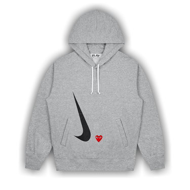 パーカー・フーディ Comme Des Garcons X Nike Hoodie Buy Nike x Comme des Garçons PLAY Hoodie 'Grey' - AE T404