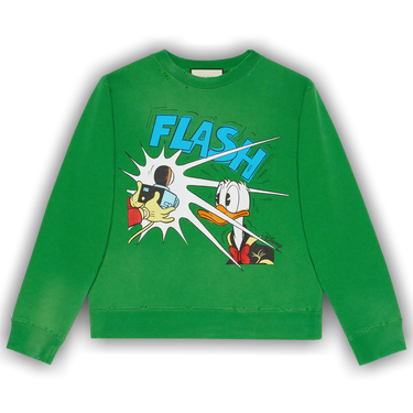 Buy Gucci x Disney Donald Duck Crop Sweatshirt Yard Mix 634554 XJC8R 3229 GOAT