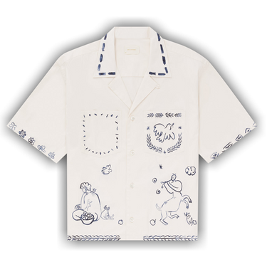 Buy Aimé Leon Dore Lesvos Cropped Camp Shirt 'Pristine