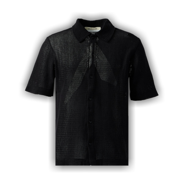 Buy 1017 ALYX 9SM Button Up Logo Mesh Short-Sleeve Shirt