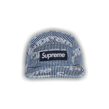 帽子 supreme DENIM CAMP CAP STRIPE Supreme Denim Camp Cap Black Mint Stripe SS24 3colors New | eBay