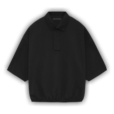 Fear of God Essentials FW20 Long Sleeve Polo Shirt 'Black