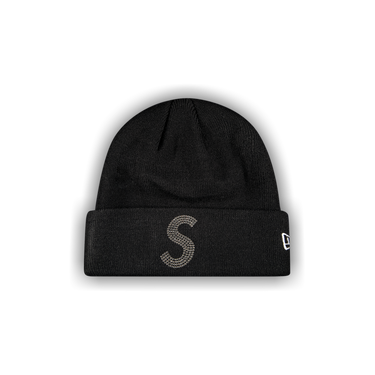 Supreme Swarovski S Logo Beanie ブラック OS Supreme(シュプリーム) Swarovski S Logo Beanie ニットキャップ