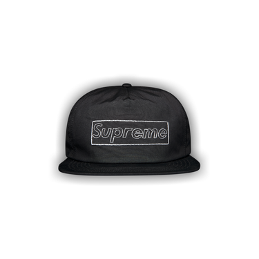Buy Supreme x KAWS Chalk Logo 5-Panel 'Black' - SS21H113