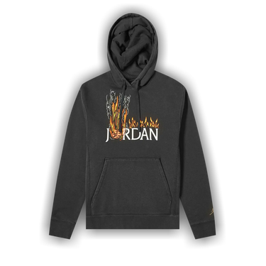 Travis Scott Mj Fleece Hoodie - Black
