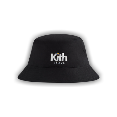 Buy Kith Seoul Dawson Bucket Hat 'Black' - KHM050662 001 | GOAT IT