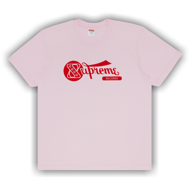 Buy Supreme Records Tee 'Light Pink' - SS24T40 LIGHT PINK | GOAT
