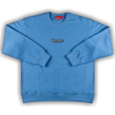 Size l Supreme Gonz Logo Crewneck 'Light Blue'