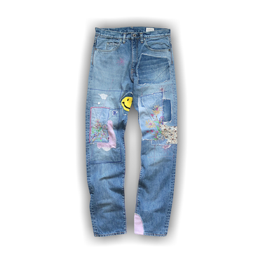 remake denim wide pants【makki remake】 makki official