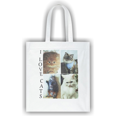 BALENCIAGA　I LOVE CATS エコバッグ 764672_00.png.png