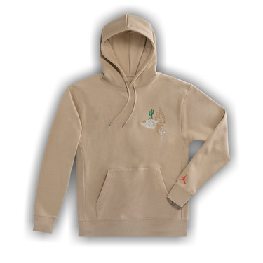 Buy Cactus Jack by Travis Scott x Jordan Pullover Hoodie 'Khaki/University  Red' - CZ0162 247 | GOAT