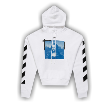 Buy Off White Monalisa Hoodie White OMBB037R21FLE0010110 GOAT