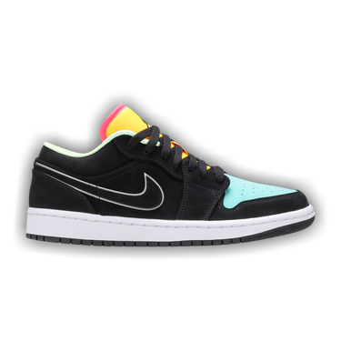 ★Nike ナイキ Jordan 1 Low Black Aurora Green Laser Orange Jordan 1 SE Low Aurora Green for Sale - Authenticity