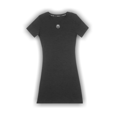 Marine Serre｜DRESSES (WDR248CJER0008 BK99) Moon Jewelry Knit Long Fitted Dress • Marine Serre