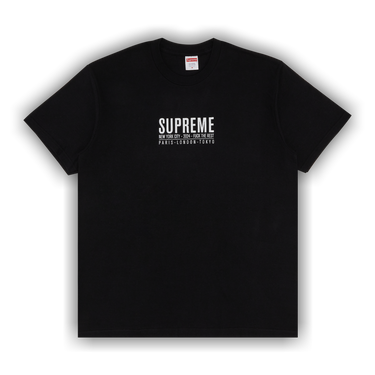 【Supreme】 Announcing T-Shirt Black - 25SS Supreme CDG Comme Des Garcons Shirt Split Box Logo Tee Black
