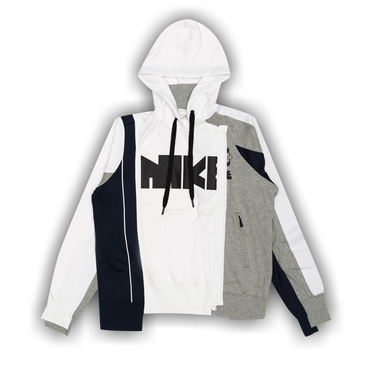 Sacai × NIKE - Double-Zip Jacket Sサイズ Nike Sacai Jacket Women's M Double Zip Full Zip Hoodie Grey