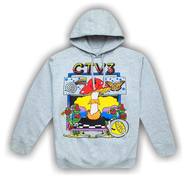 Buy Online Ceramics x Jaden Smith CTV3 Mushroom Hoodie 'Grey