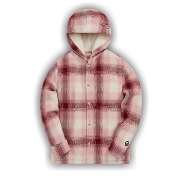 パーカー・フーディ Kith Plaid Wool Ginza Hooded Shirt Pink Orange 2020 SS 20 Buy Kith Hooded Ginza 'French Clay' - 0725 1FW210308HG FREN