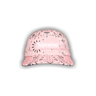 Supreme Bandana Camp Cap 'Pink'