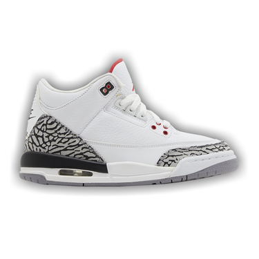 立夏③ GS) Air Jordan 3 Retro 'Triple White' 398614-111
