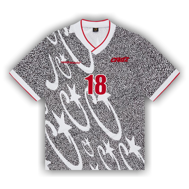 Buy Corteiz Stellations Football Jersey 'Black' - 7892