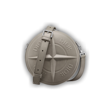 Buy Dior x Stone Island Round Bag 'Grey' - 1ESPO335WHT H168 | GOAT