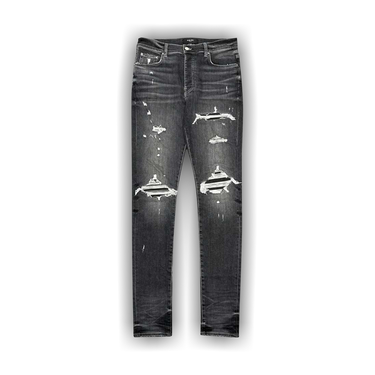 Buy Amiri MX1 Leather Jean 'Storm Grey' - PF23MDS045 516