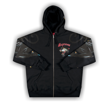 トップス Supreme Panther Zip Up Hooded Sweatshirt Supreme Panther Zip Up Hooded Sweatshirt Natural Men's