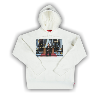 トップス 17AW Supreme Scarface Hooded Sweatshirt Supreme Scarface Friend Hooded Sweatshirt Magenta Men's - FW17 - US