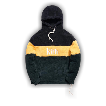 Buy Kith Sherpa Double Pocket Hoodie 'Solar Yellow' - KH2347 112